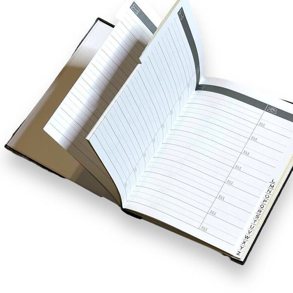 VTG Japanese Laquer Address Book Calla Lily Grass Silver Foil Butterflies Japan - Picture 6 of 12